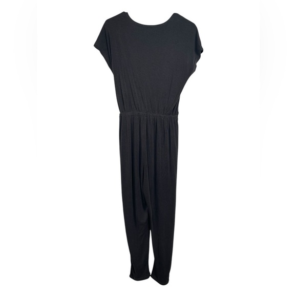 Greylin Jumpsuit Women Small Short Sleeve Gray pockets modal blend stretch waist - Picture 3 of 8